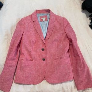 Pink J crew blazer